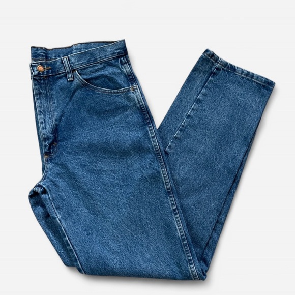 Wrangler Rustler | Men’s Medium Wash Straight-Leg Jeans | 100% Cotton | 35x34 - Picture 5 of 5